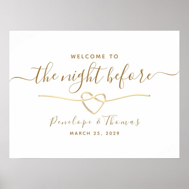 Affiche La veille de la soirée de répétition simple (Devant)