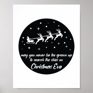 Affiche La veille de Noël n'est jamais trop grandie Recher