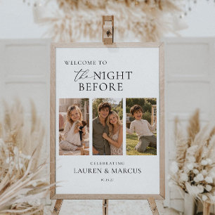 Affiche La veille du dîner de répétition de mariage