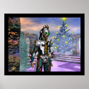 Affiche LA VEILLE D'UN CYBORG Colossal DU NOUVEL AN