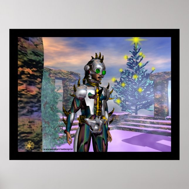 Affiche LA VEILLE D'UN CYBORG Colossal DU NOUVEL AN (Devant)