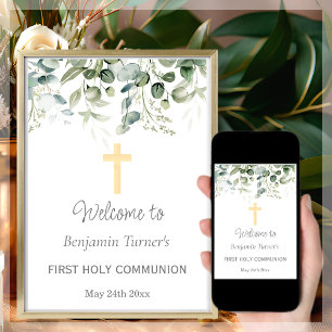 Affiche La verdure   Première communion