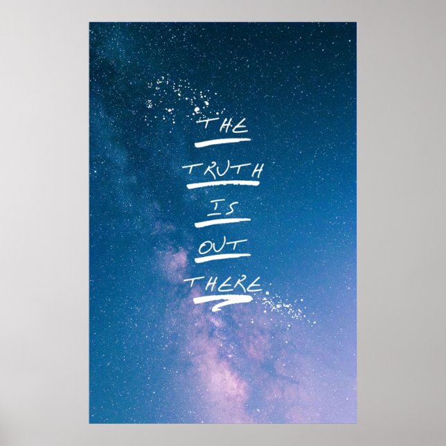 Affiche La vérité est là (Devant)