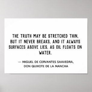 Affiche La vérité ne rompt jamais le devis