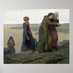 Affiche La veuve ou la famille du pêcheur