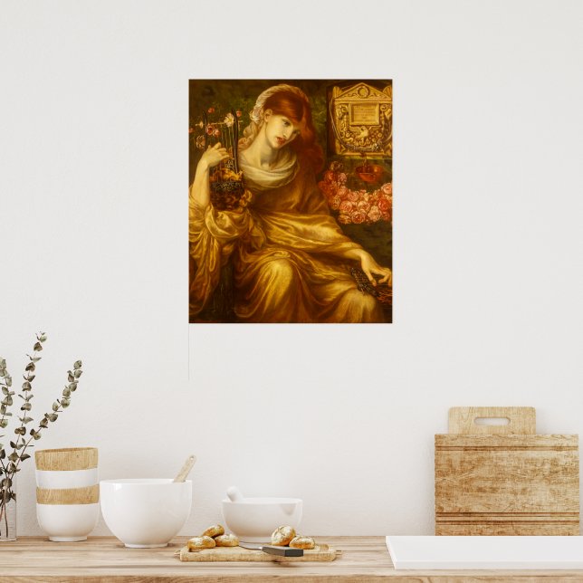 Affiche La veuve romaine de Dante Gabriel Rossetti (Cuisine)