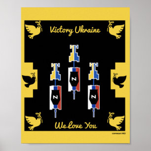 Affiche La victoire de l'Ukraine