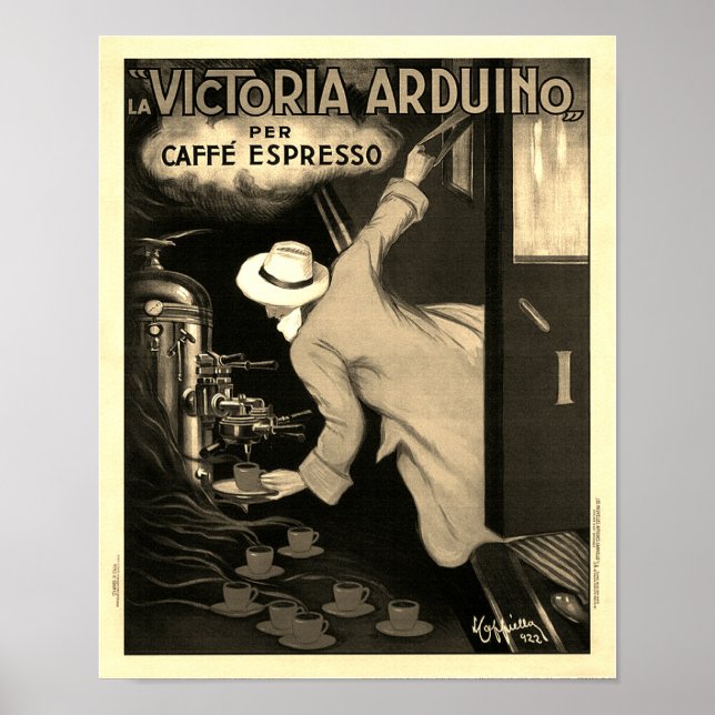 Affiche La Victoria Arduino Caffe Expresso Italie - Advert (Devant)