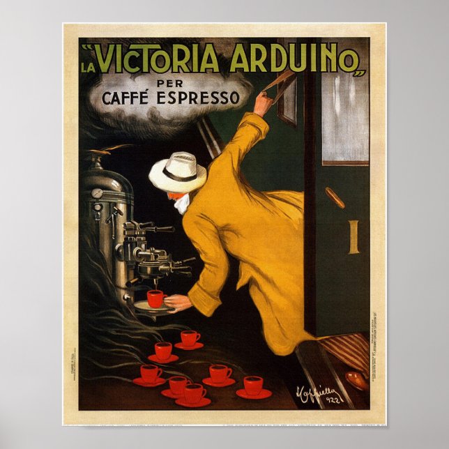 Affiche La Victoria Arduino Caffe Expresso Italie - Advert (Devant)