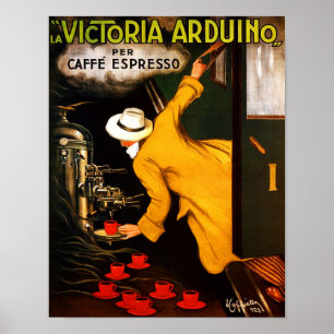 Affiche La Victoria Arduino Caffe Expresso Italy