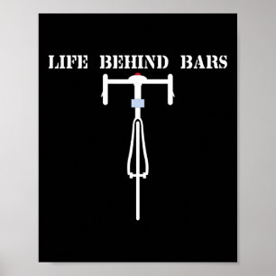 Affiche La vie à vélo derrière Rs Mtb VTT T Shirt