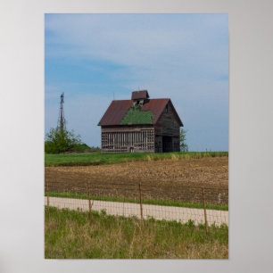Affiche La vie agricole dans l'Illinois
