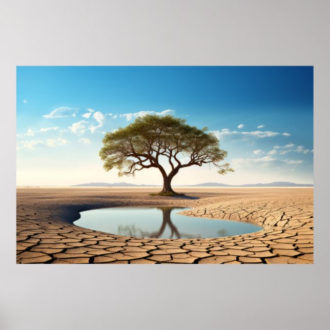 Affiche La vie arborée Enchantant une nature paisible (Devant)