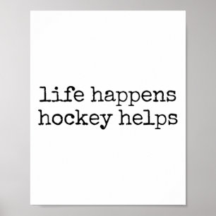 Affiche La vie arrive Hockey aide _2 