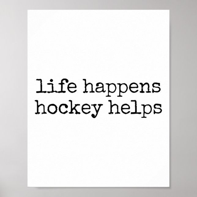 Affiche La vie arrive Hockey aide _2  (Devant)