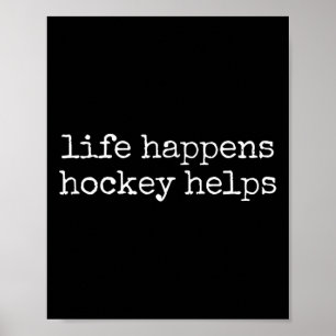 Affiche La vie arrive Hockey aide _3