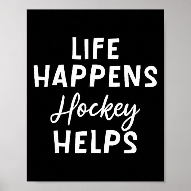 Affiche La vie arrive Hockey aide _4  (Devant)
