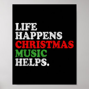 Affiche La vie arrive, la musique aide, Noël drôle, hommes