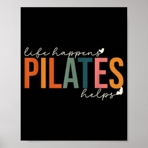 Affiche La vie arrive pilates aide motivation pour l'entra