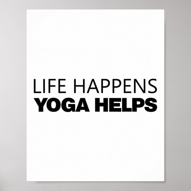 Affiche La vie arrive Yoga aide _14  (Devant)
