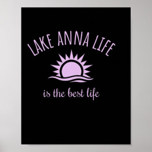 Affiche La vie au lac Anna est la meilleure Virginie Voile