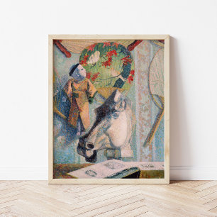 Affiche La vie avec la tête du cheval   Paul Gauguin