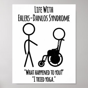 Affiche La vie avec le syndrome d'Ehlers-Danlos - J'ai ess