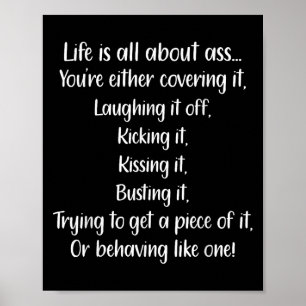 Affiche La vie, c’est tout, c’est toi qui la couvre, Laugh
