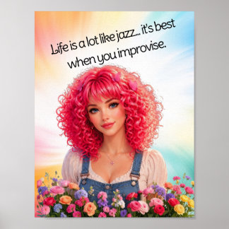 Affiche La vie comme le Jazz