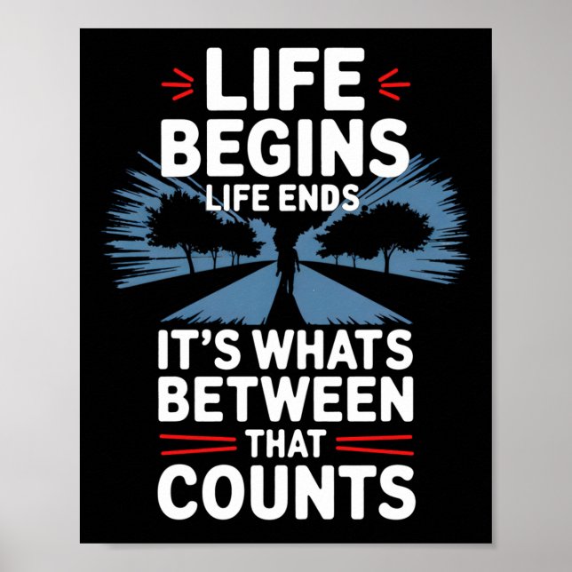 Affiche La vie commence (Devant)