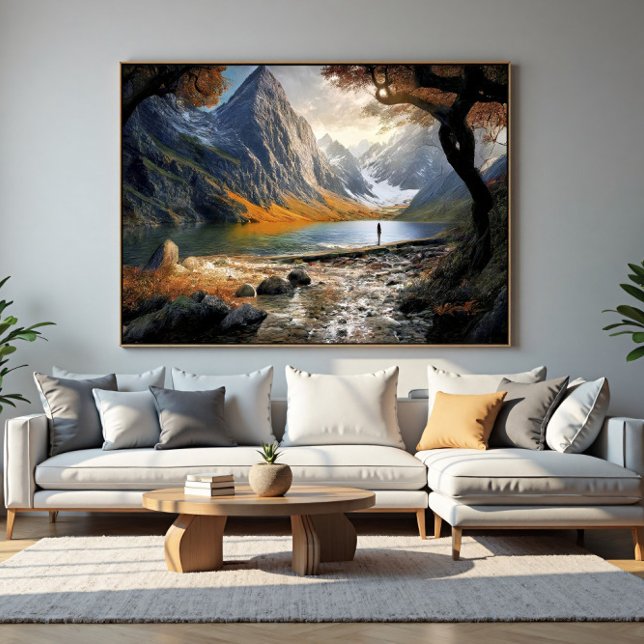 Affiche La vie dans la vallée des géants (Créateur téléchargé)