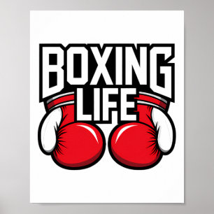 Affiche La vie de boxe pour les boxeurs professionnels ama