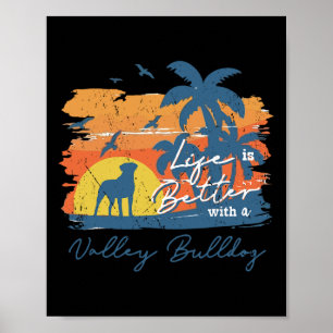 Affiche La Vie De Bulldog Est Mieux Le Coucher De Soleil V