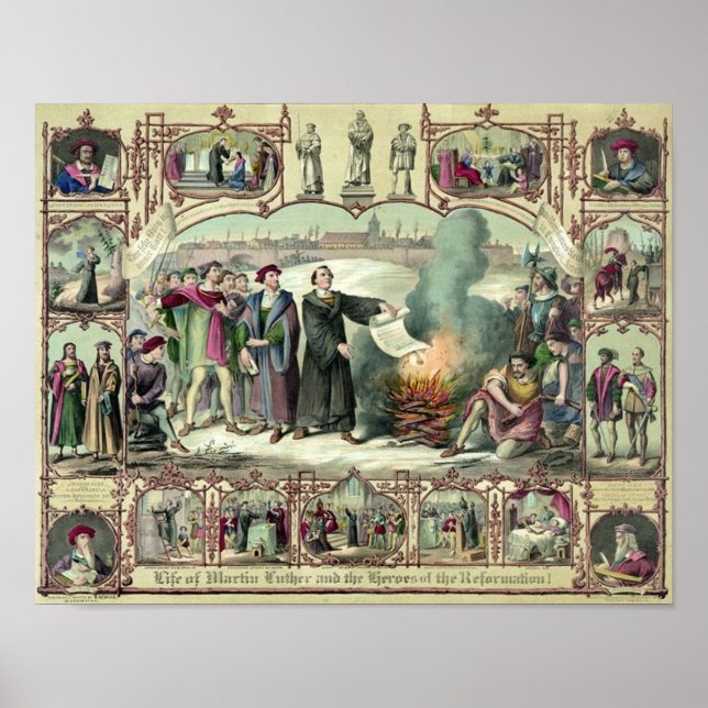 Affiche La vie de Martin Luther (Devant)