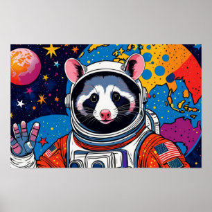 AFFICHE LA VIE D'OPOSSUM SUR LES PLAINES DU DÉSERT