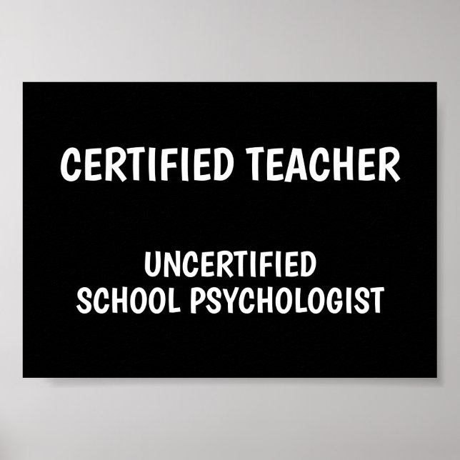 Affiche La vie drôle d'un professeur d'école (Devant)