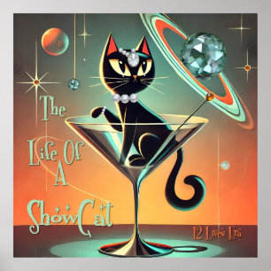 Affiche La Vie D'Un Chat De Femme De Chaussure