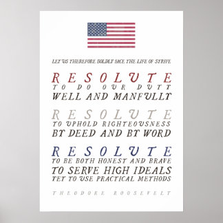 Affiche La vie dure de Theodore Roosevelt