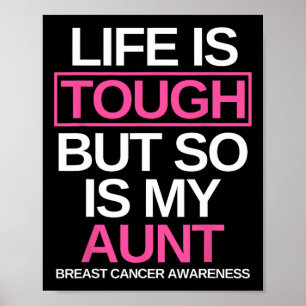Affiche La Vie Est Difficile, Mais Ma Tante Cancer Du Sein