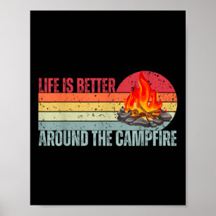 Affiche La Vie Est Meilleure Au Camper Camper C Funny Camp