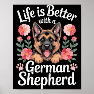 Affiche La vie est meilleure avec un amoureux de berger al