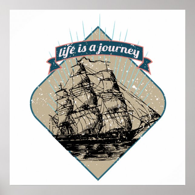 Affiche La Vie Est Un Voyage (Devant)