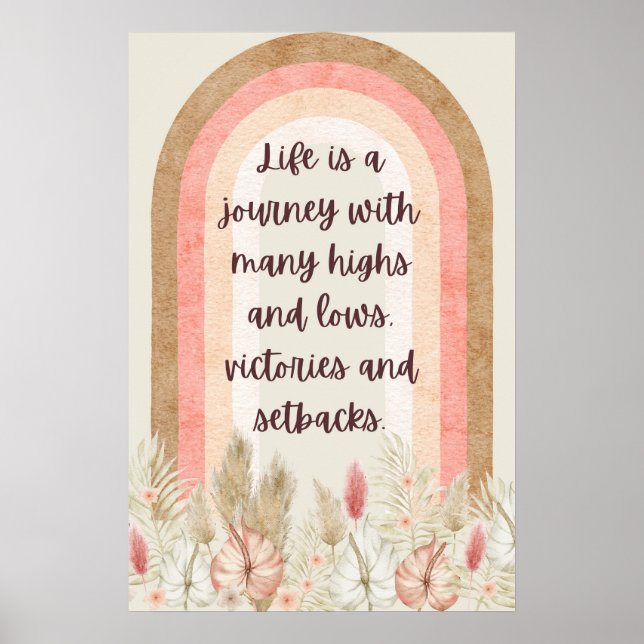Affiche La vie est un voyage, (Devant)