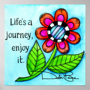 Affiche La vie est un voyage