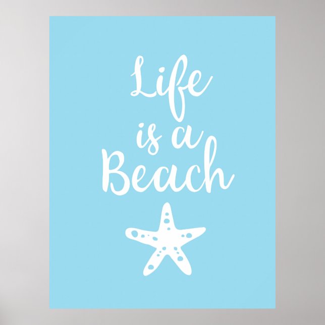 Affiche La vie est une plage (Devant)