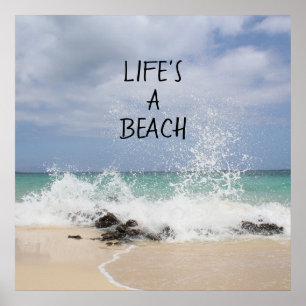 Affiche La vie est une plage