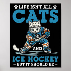 Affiche La vie n'est pas faite que de chats et de hockey s