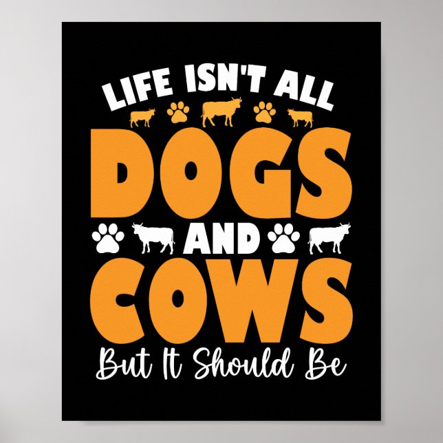 Affiche La vie n'est pas que des chiens et des vaches, mai (Devant)