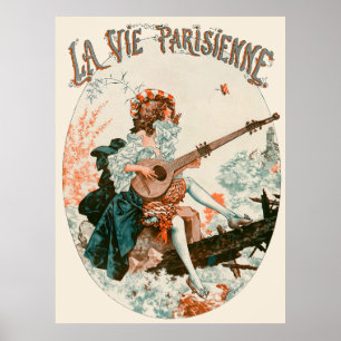 Affiche La Vie Parisienne - Aubade au printemps