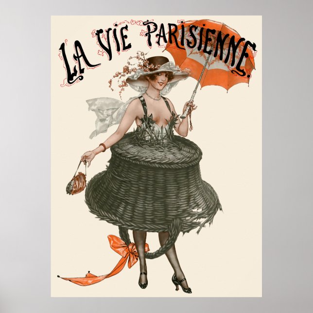 Affiche La Vie Parisienne - Braver la taxe, être à la mode (Devant)